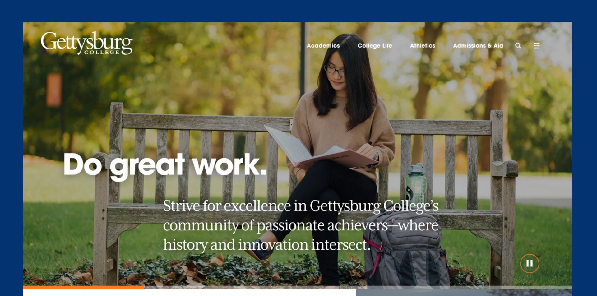 Gettysburg College website